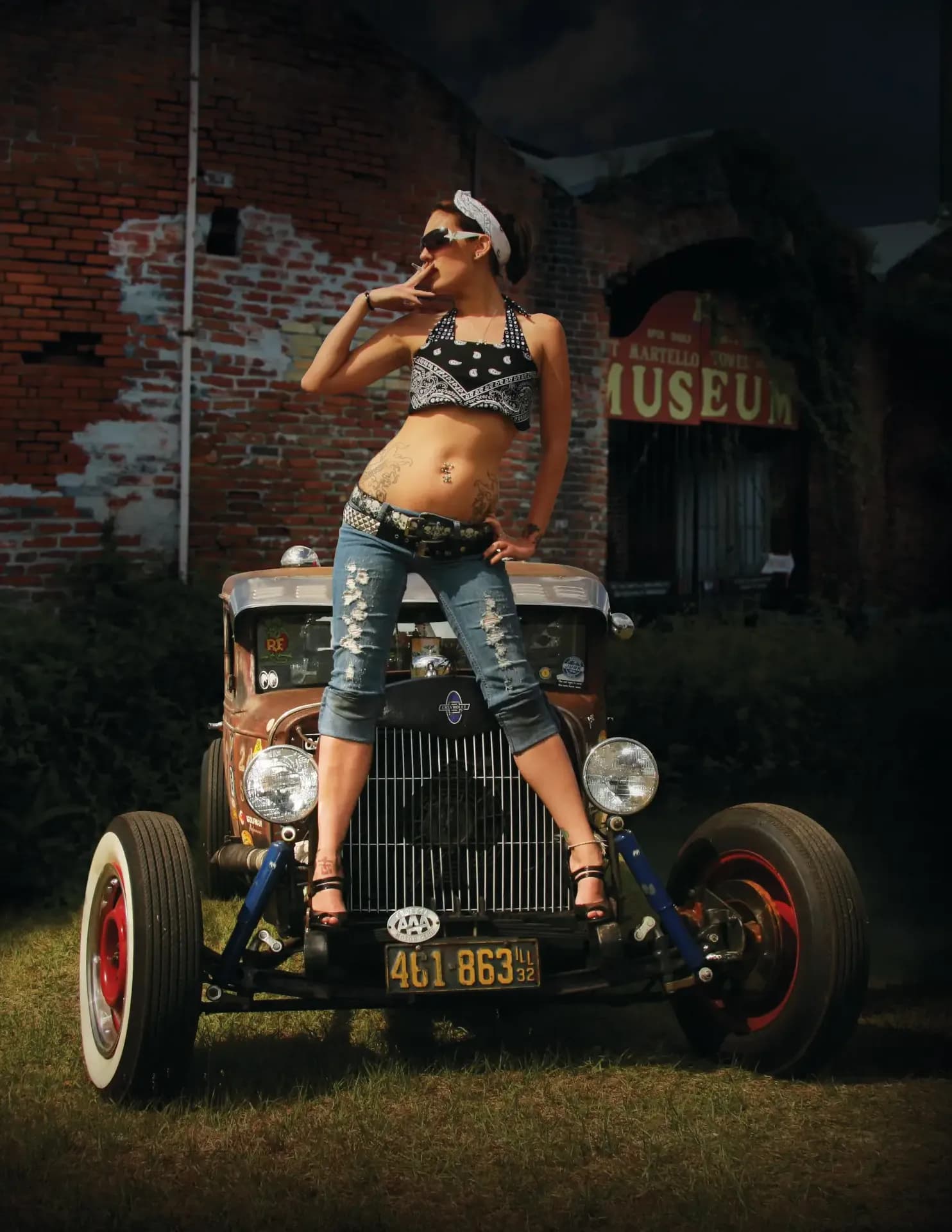 Hotrod jesus image
